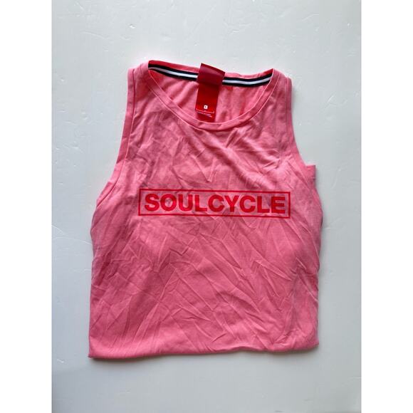 NWT Women's Soulcycle / NIKE, Essential Tank Bright Melon Size Large MSRP $48 - Picture 4 of 6